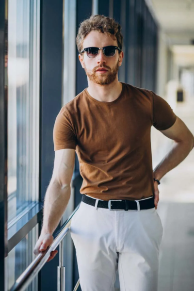 Men’s Slim-Fit Cotton Crewneck T-Shirt